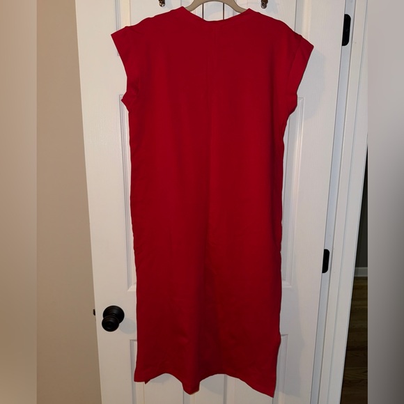 Zenana Women’s Red Midi Dress - Picture 3 of 5